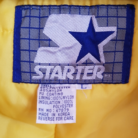 VINTAGE 90s WASHINGTON HUSKIES STARTER JACKET - Picture 6 of 8